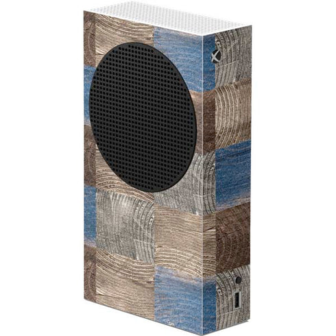 Lumber Grid Xbox Series S Console Skin