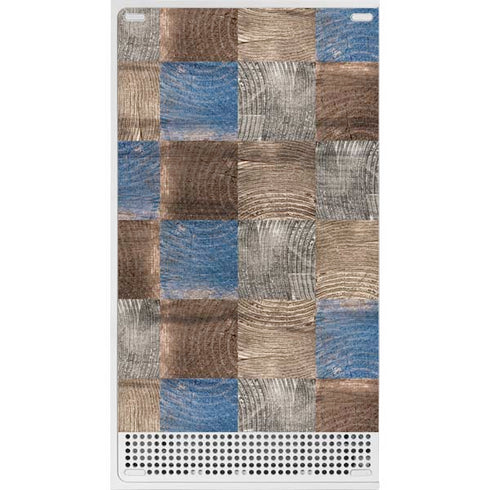 Lumber Grid Xbox Series S Console Skin