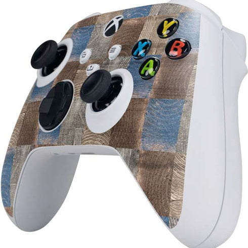 Lumber Grid Xbox Series S Controller Skin