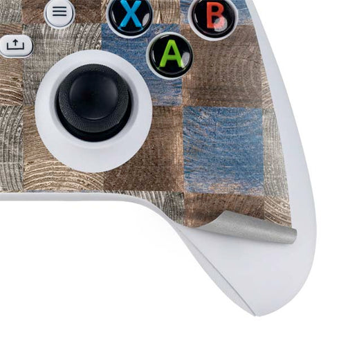 Lumber Grid Xbox Series S Controller Skin