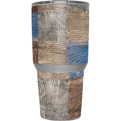 Lumber Grid Yeti 30oz Rambler Tumbler Skin