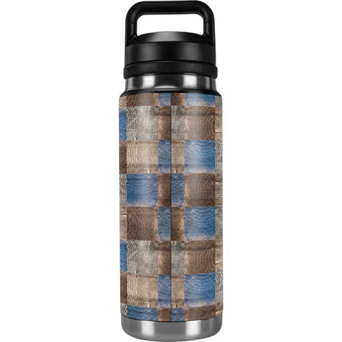 Lumber Grid YETI Rambler 26oz Bottle Skin