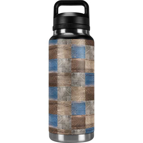 Lumber Grid YETI Rambler 36oz Bottle Skin