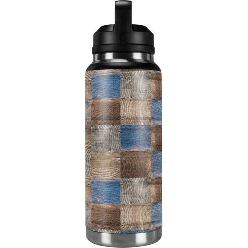 Lumber Grid YETI Rambler 36oz Bottle Skin