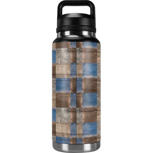 Lumber Grid YETI Rambler 36oz Bottle Skin