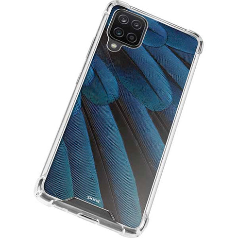 Macaw Animal Print Galaxy A12 Clear Case