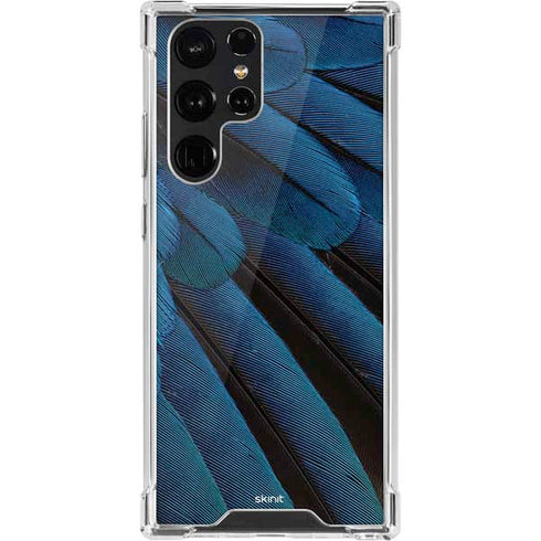Macaw Animal Print Galaxy S22 Ultra Clear Case