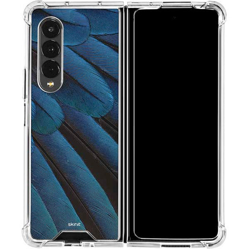 Macaw Animal Print Galaxy Z Fold4 5G Clear Case