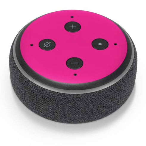 Magenta Solid Amazon Echo Dot Skin
