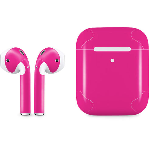 Magenta Solid Apple AirPods 2 Skin