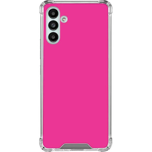 Magenta Solid Galaxy A13 5G Clear Case