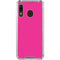 Magenta Solid Galaxy A30 Clear Case