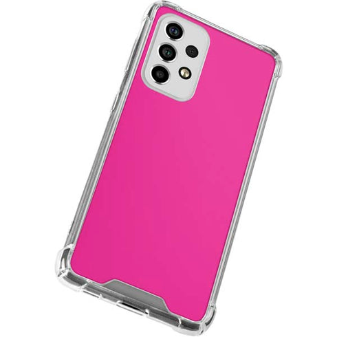 Magenta Solid Galaxy A53 5G Clear Case