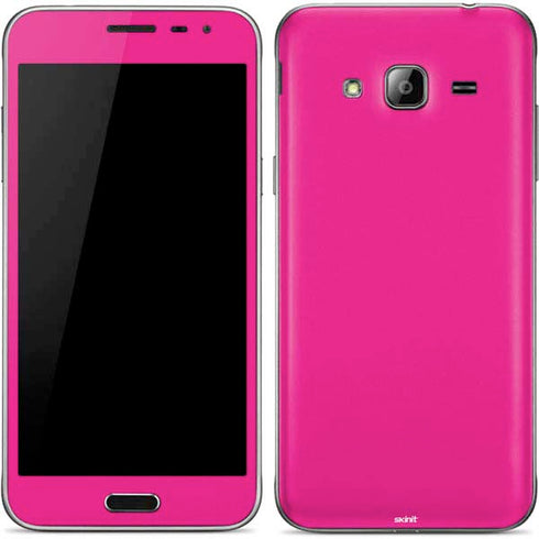 Magenta Solid Galaxy J3 Skin