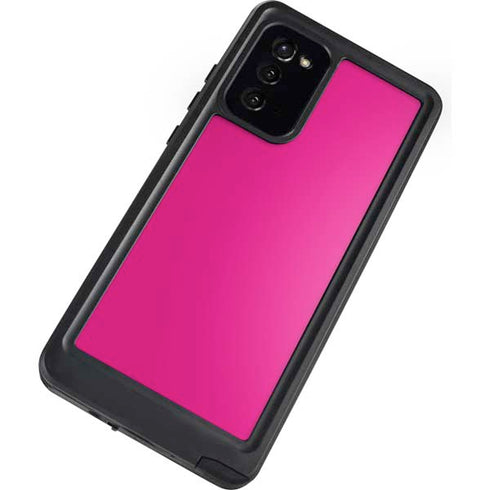 Magenta Solid Galaxy Note20 5G Waterproof Case