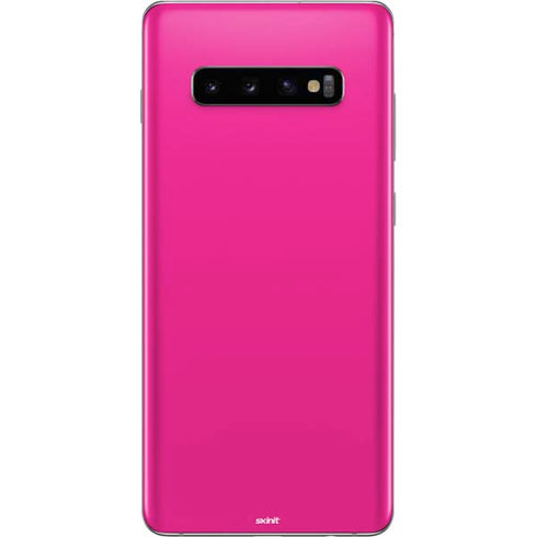 Magenta Solid Galaxy S10 Plus Skin