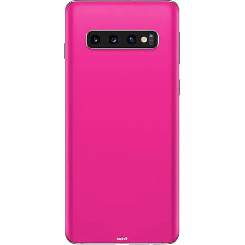 Magenta Solid Galaxy S10 Skin
