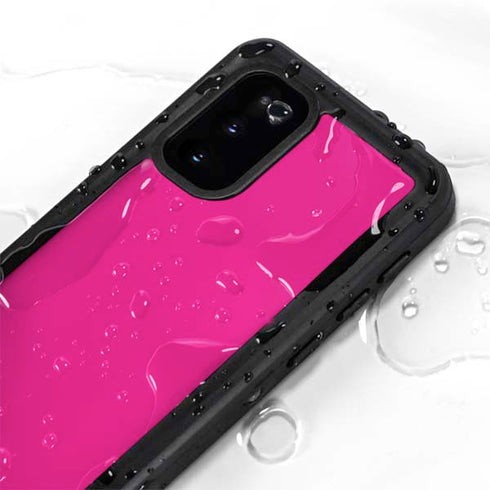 Magenta Solid Galaxy S20 Waterproof Case