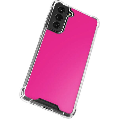 Magenta Solid Galaxy S21 FE Clear Case