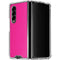 Magenta Solid Galaxy Z Fold4 5G Clear Case