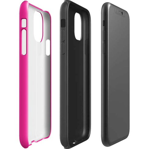 Magenta Solid iPhone 11 Impact Case