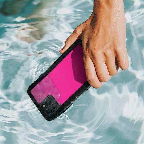 Magenta Solid iPhone 11 Pro Waterproof Case