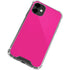 Magenta Solid iPhone 12 Clear Case