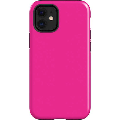 Magenta Solid iPhone 12 Mini Impact Case