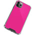 Magenta Solid iPhone 12 Pro Max Clear Case
