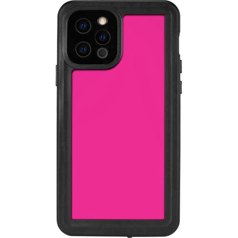 Magenta Solid iPhone 12 Pro Waterproof Case