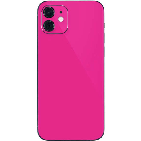 Magenta Solid iPhone 12 Skin