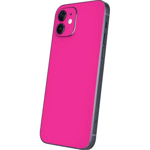 Magenta Solid iPhone 12 Skin