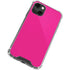 Magenta Solid iPhone 14 Plus Clear Case