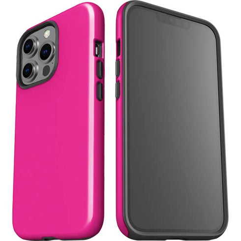 Magenta Solid iPhone 14 Pro Impact Case