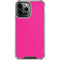Magenta Solid iPhone 14 Pro Max Clear Case