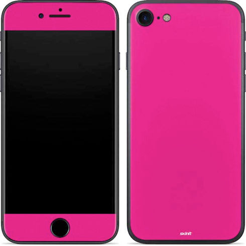 Magenta Solid iPhone 8 Skin