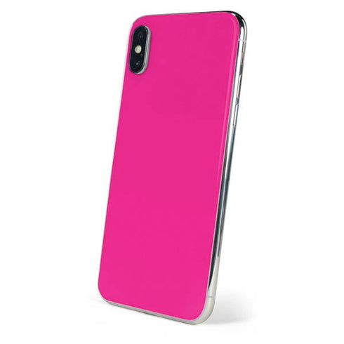 Magenta Solid iPhone X Skin