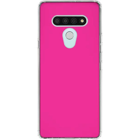 Magenta LG Stylo 6 Clear Case