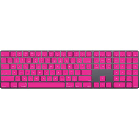 Magenta Solid Magic Keyboard with Numeric Keypad Skin