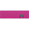 Magenta Solid Magic Keyboard with Numeric Keypad Skin