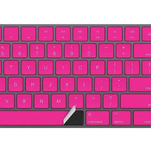 Magenta Solid Magic Keyboard with Numeric Keypad Skin