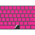 Magenta Solid Magic Keyboard with Numeric Keypad Skin