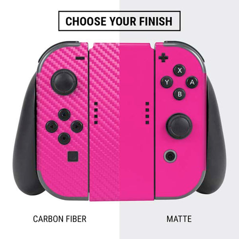 Magenta Solid Nintendo Switch Bundle Skin