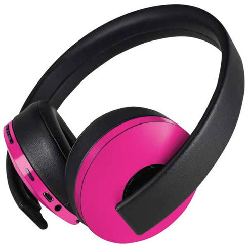 Magenta Solid PlayStation 4 Gold Wireless Headset Skin