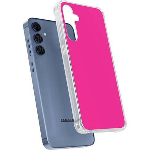 Magenta Galaxy S24 Clear Case