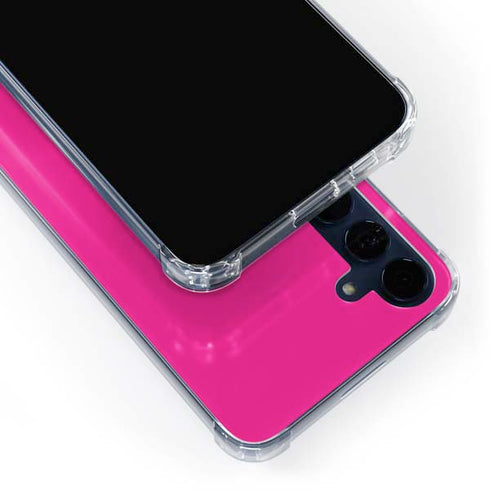 Magenta Galaxy S24 Clear Case