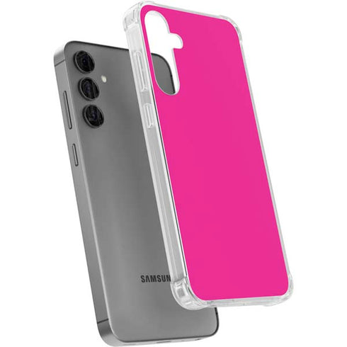 Magenta Galaxy S24 Plus Clear Case