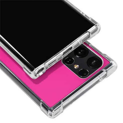 Magenta Galaxy S24 Ultra Clear Case