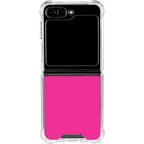 Magenta Galaxy Z Flip5 5G Clear Case