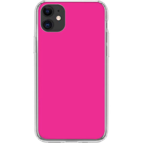 Magenta iPhone 11 Clear Case